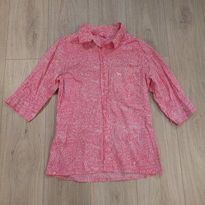 PINK | Victoria's Secret Button-Up Cotton Sleep Shirt | Sz. M